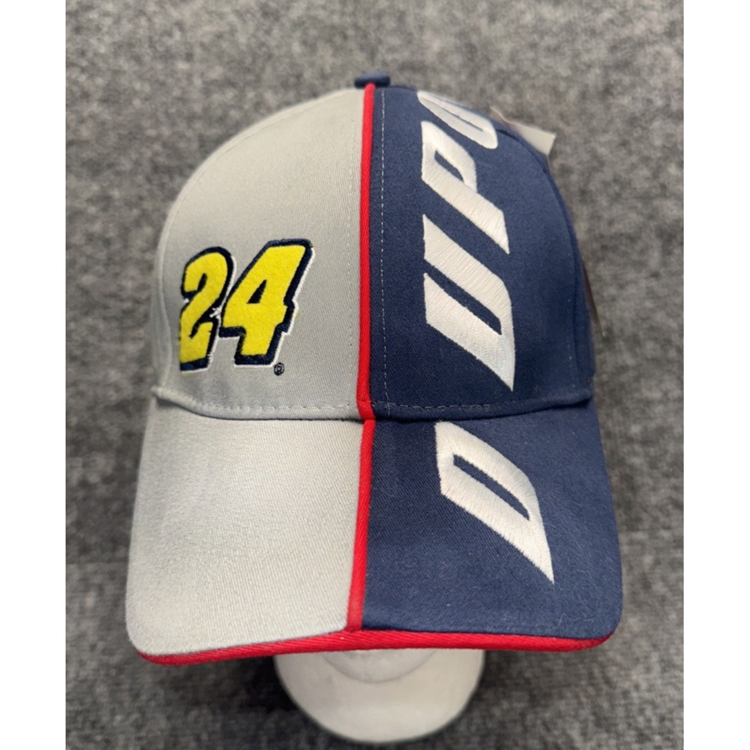 Dupont Motorsports Block Letter Jeff Gordon 24 Strap Back Cap Hat Chase